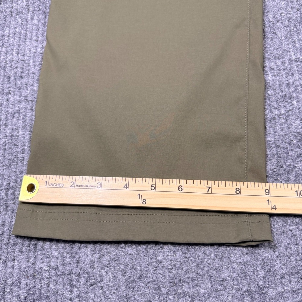 Orvis Mens 38x30 Performance Trek Tech Olive Green Water Repellent Hiking Pants - Picture 7 of 11
